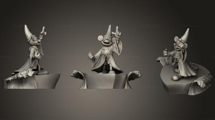 Figurines simple (Sorcerer Mickey, STKPR_1200) 3D models for cnc